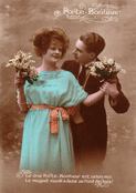 C&eacute;l&eacute;bration vintage du muguet et amour
